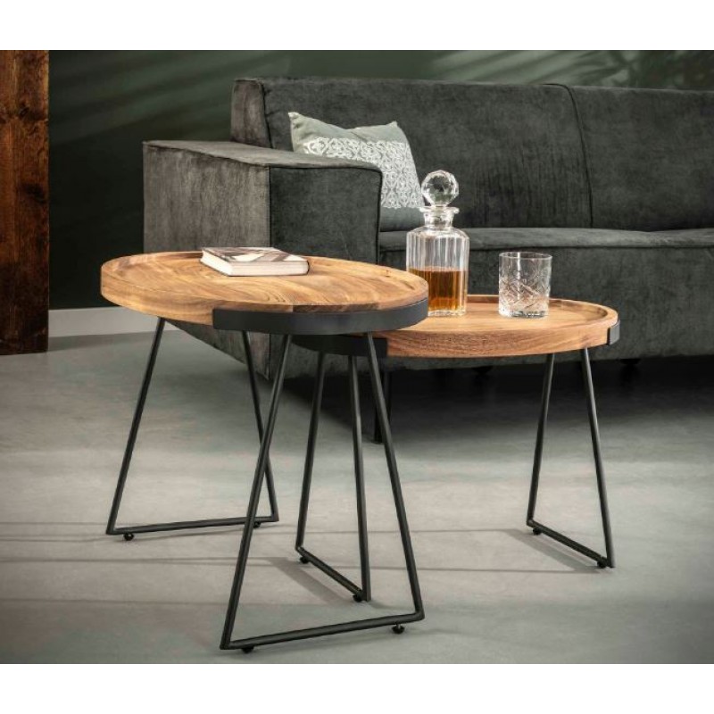 ZI Musa Side Table Gray